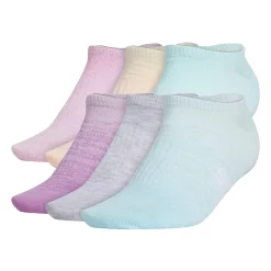 Girl's adidas 6-Pack Superlite No-Show Socks -Adidas shop 3004487 Bliss Blue