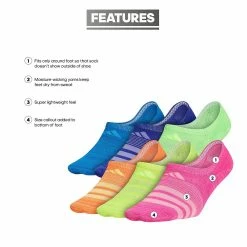 Girl's adidas Superlite Super No Show Socks 6-Pack 19 Girl's adidas Superlite Super No Show Socks 6-Pack -Adidas shop 3984027 ALT7
