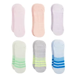 Girl's adidas Superlite Super No Show Socks 6-Pack
