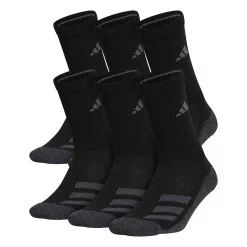 Boy's adidas Cushioned Angle Stripe 6-Pack Crew Socks 15 Boy's adidas Cushioned Angle Stripe 6-Pack Crew Socks -Adidas shop 4249526 Black Marled
