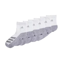Boy's adidas Cushioned Angle Stripe 6-Pack Quarter Socks -Adidas shop 4249527 ALT