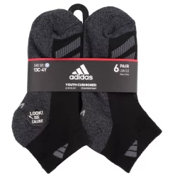 Boy's adidas Cushioned Angle Stripe 6-Pack Low Cut Socks -Adidas shop 4249529 ALT2