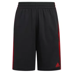 Boys 8-20 adidas Classic Three-Stripe Shorts 24 Boys 8-20 adidas Classic Three-Stripe Shorts -Adidas shop 4560825 Black W Red