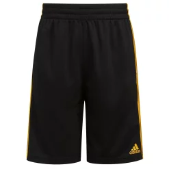 Boys 8-20 adidas Classic Three-Stripe Shorts 25 Boys 8-20 adidas Classic Three-Stripe Shorts -Adidas shop 4560825 Black W Yellow