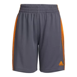 Boys 8-20 adidas Classic Three-Stripe Shorts 19 Boys 8-20 adidas Classic Three-Stripe Shorts -Adidas shop 4560825 Onyx With Orange