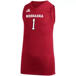 Youth adidas #1 Scarlet Nebraska Huskers Game Jersey -Adidas shop 4903883 ALT2