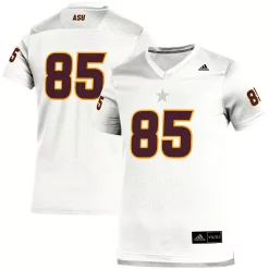 Front Page 13 Youth adidas #85 White Arizona State Sun Devils Team Replica Football Jersey