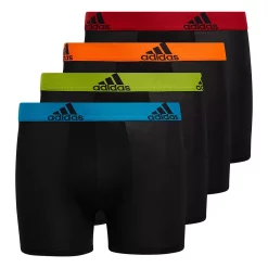 Boys 4-20 adidas Performance 4-Pack Boxer Briefs -Adidas shop 4992109 Black Multi Color