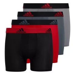 Boys 4-20 adidas Performance 4-Pack Boxer Briefs -Adidas shop 4992109 Black Red