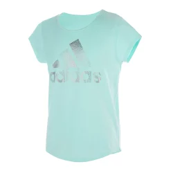 Girls 7-16 adidas Badge of Sport Tee in Regular & Plus Size -Adidas shop 5036433 Clear Mint