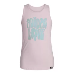 Girls 7-16 adidas Graphic Tank Top -Adidas shop 5172944 Clear Pink