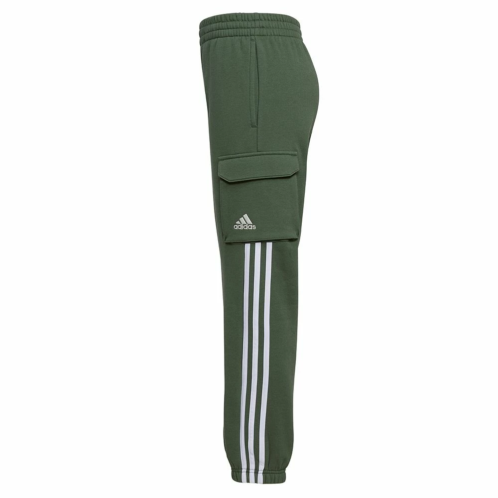 Boys 8-20 adidas 3-Stripe Cargo Fleece Joggers 4 Boys 8-20 adidas 3-Stripe Cargo Fleece Joggers - Image 2