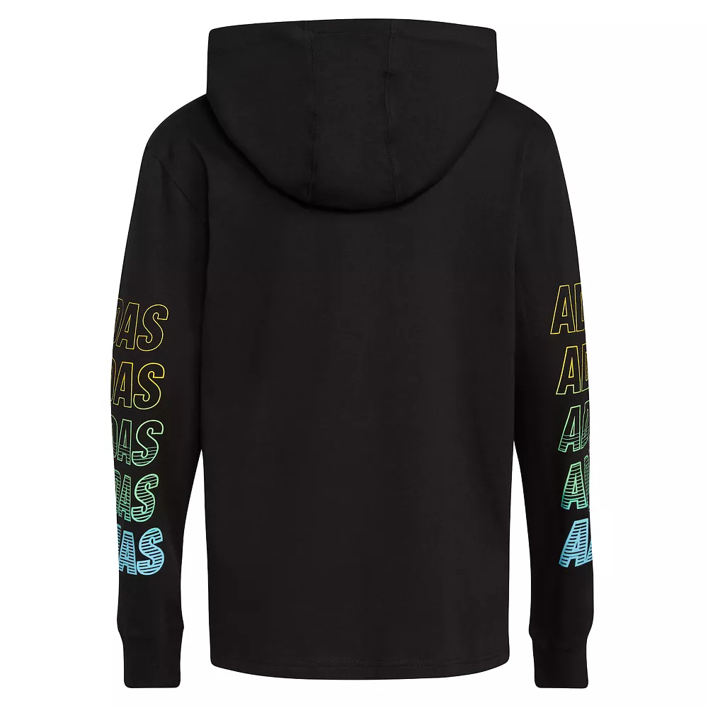 Boys 8-20 adidas Fast Hooded Tee 6 Boys 8-20 adidas Fast Hooded Tee - Image 4