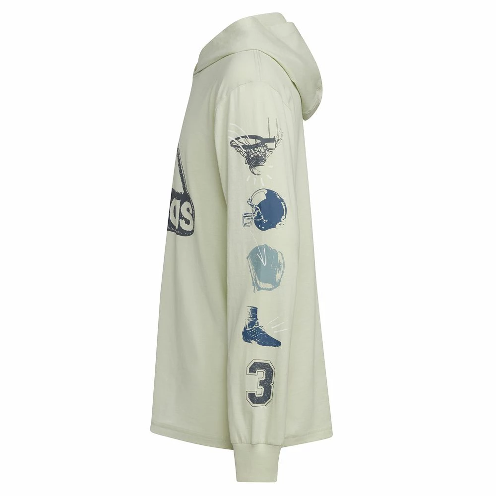 Boys 8-20 adidas Sport Stamp Hooded Tee 10 Boys 8-20 adidas Sport Stamp Hooded Tee - Image 8