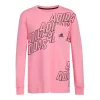 Boys 8-20 adidas Warped Wrap Graphic Tee -Adidas shop 5556653 Bliss Pink