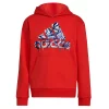 Boys 8-20 adidas Warp Paint Badge of Sport Fleece Hoodie -Adidas shop 5558655 Vivid Red