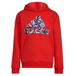 Front Page 24 Boys 8-20 adidas Warp Paint Badge of Sport Fleece Hoodie