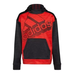 Boys 8-20 adidas Colorblock Fleece Hoodie 9 Boys 8-20 adidas Colorblock Fleece Hoodie -Adidas shop 5558713 Black Red