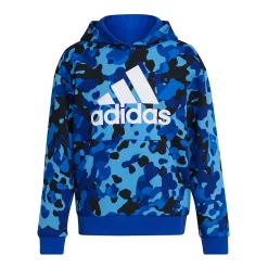 Boys 8-20 adidas Camo Fleece Hoodie -Adidas shop 5558739 Brite Blu