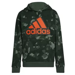 Boys 8-20 adidas Camo Fleece Hoodie -Adidas shop 5558739 Green Oxide