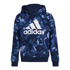 Boys 8-20 adidas Camo Fleece Hoodie -Adidas shop 5558739 Navy