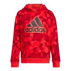 Boys 8-20 adidas Camo Fleece Hoodie -Adidas shop 5558739 Vivid Red