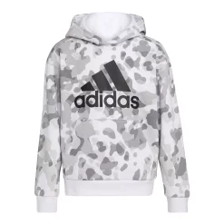 Boys 8-20 adidas Camo Fleece Hoodie -Adidas shop 5558739 White