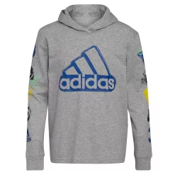 Boys 4-7 adidas Sports Stamps Hooded Graphic Tee