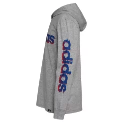Boys 4-7 adidas Glitchy Hooded Graphic Tee -Adidas shop 5559417 ALT2