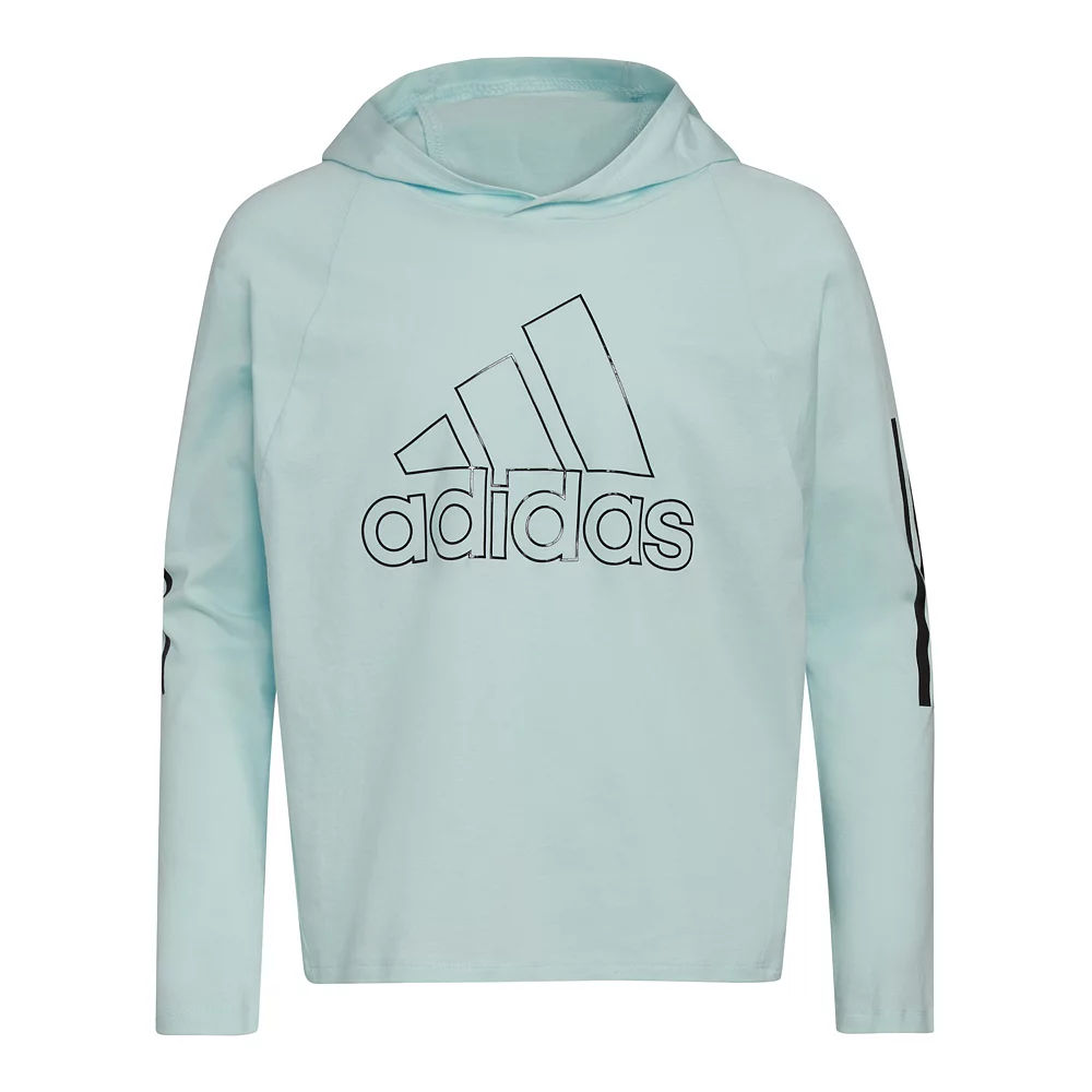 Girls 7-16 adidas Hooded Graphic Tee 7 Girls 7-16 adidas Hooded Graphic Tee - Image 5