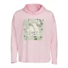 Girls 7-16 adidas Hooded Graphic Tee -Adidas shop 5559783 Med Pink