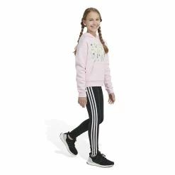 Girls 7-16 adidas Graphic Loose Fleece Hoodie -Adidas shop 5561551 ALT4