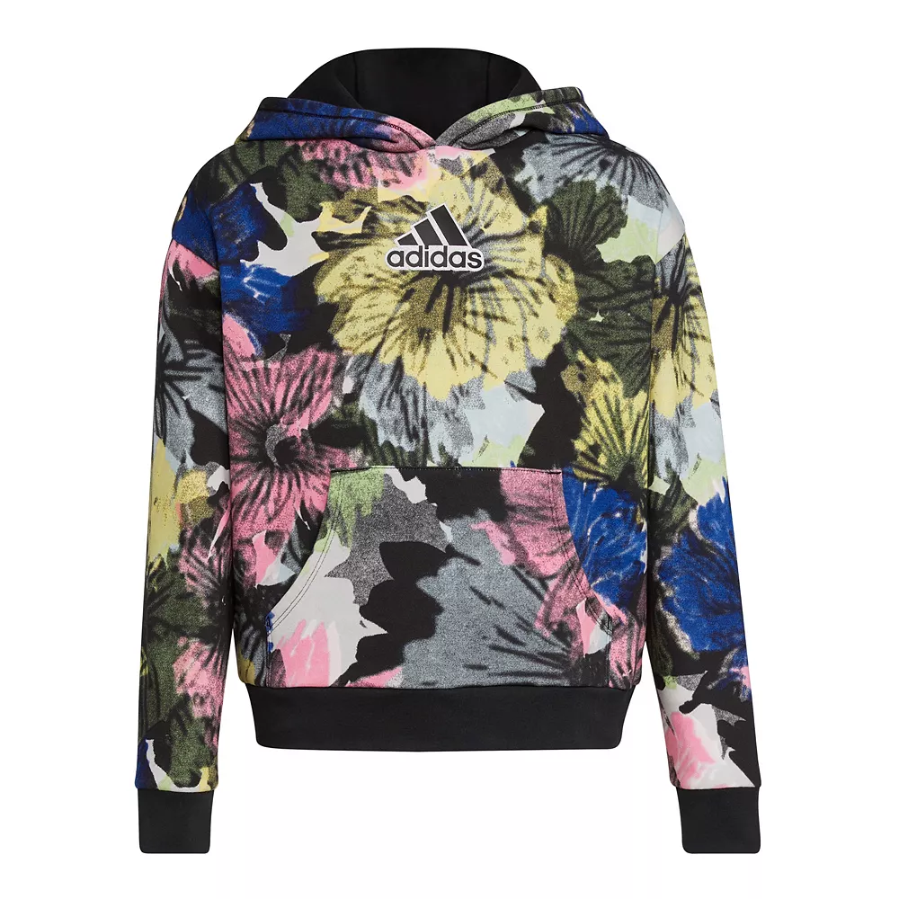 Girls 7-16 adidas Printed Fleece Hoodie 3 Girls 7-16 adidas Printed Fleece Hoodie