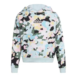 Girls 7-16 adidas Printed Fleece Hoodie 12 Girls 7-16 adidas Printed Fleece Hoodie -Adidas shop 5561650 White Multi