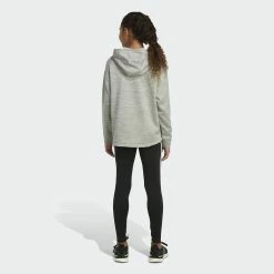 Girls 7-16 adidas Mélange Fleece Hoodie -Adidas shop 5561655 ALT3