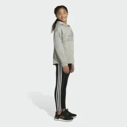 Girls 7-16 adidas Mélange Fleece Hoodie -Adidas shop 5561655 ALT4