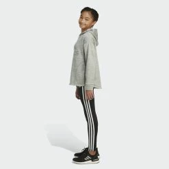 Girls 7-16 adidas Mélange Fleece Hoodie -Adidas shop 5561655 ALT5