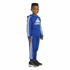 Boys 4-7 adidas French Terry Logo Graphic Hoodie & Jogger Pants Set -Adidas shop 5565367 ALT6