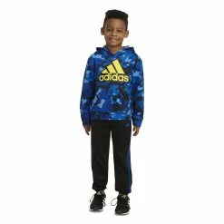 Boys 4-7 adidas Camo Logo Graphic Hoodie & Jogger Pants Set -Adidas shop 5565369 ALT3
