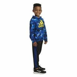 Boys 4-7 adidas Camo Logo Graphic Hoodie & Jogger Pants Set -Adidas shop 5565369 ALT6