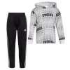 Toddler Boy adidas Allover Print Hooded Tee & Athletic Pants Set -Adidas shop 5565640