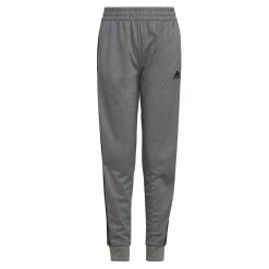 Boys 4-7 adidas Heather Tricot 3-Stripe Jogger Pants
