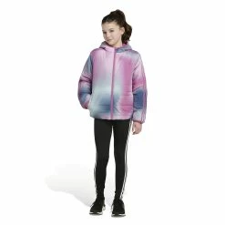 Girls 4-16 adidas Classic AOP Puffer Jacket -Adidas shop 5620327 ALT3