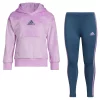 Toddler Girl adidas 2-Piece Silken Fleece Hooded Pullover & Leggings Set 2 Toddler Girl adidas 2-Piece Silken Fleece Hooded Pullover & Leggings Set -Adidas shop 5678444 Violet