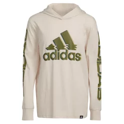 Boys 8-20 adidas Glitchy Badge of Sport Hooded Tee -Adidas shop 5678665 Alumina
