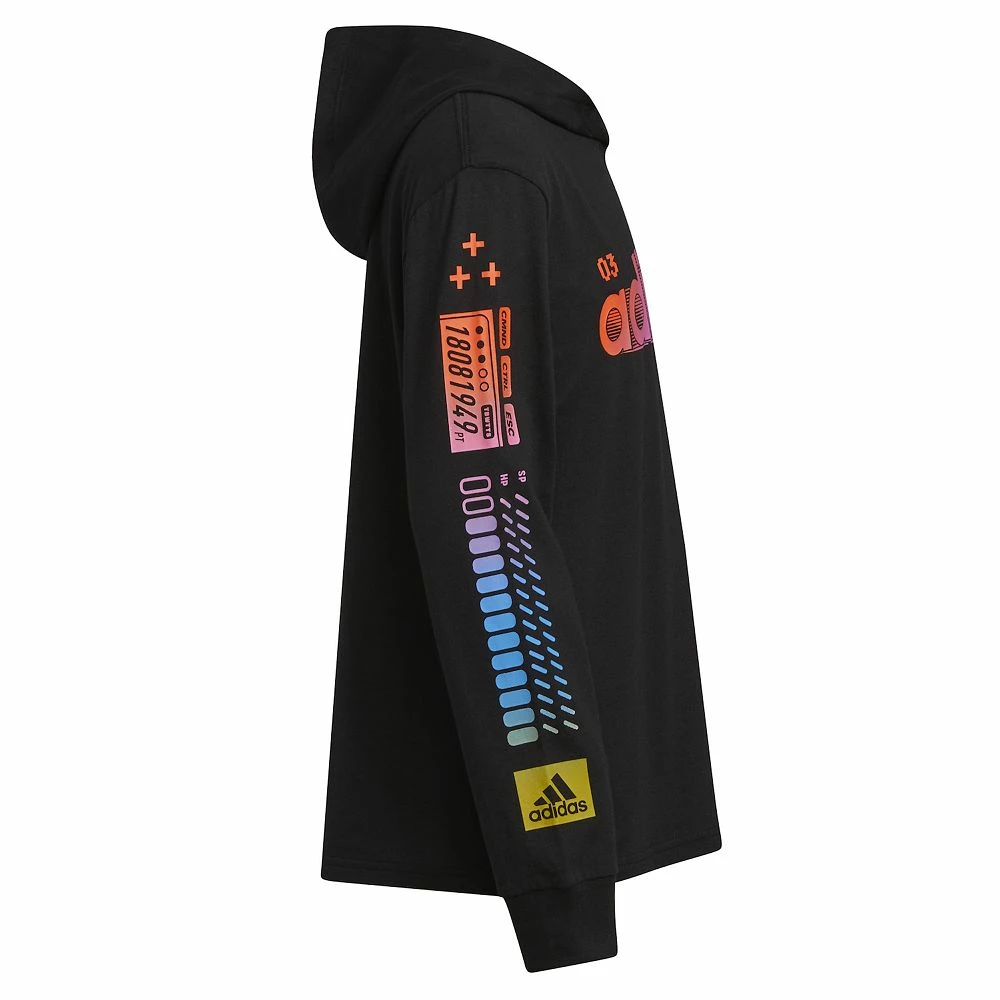 Boys 8-20 adidas Exit Game On Hooded Tee 6 Boys 8-20 adidas Exit Game On Hooded Tee - Image 4