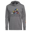 Boys 8-20 adidas Doodle Hooded Tee -Adidas shop 5678670 Charcoal Gray Heather