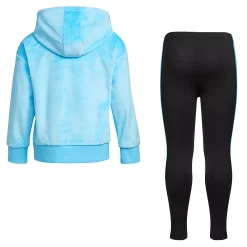Girls 4-6x adidas 2-Piece Silken Fleece Hooded Pullover & Leggings Set -Adidas shop 5678858 ALT
