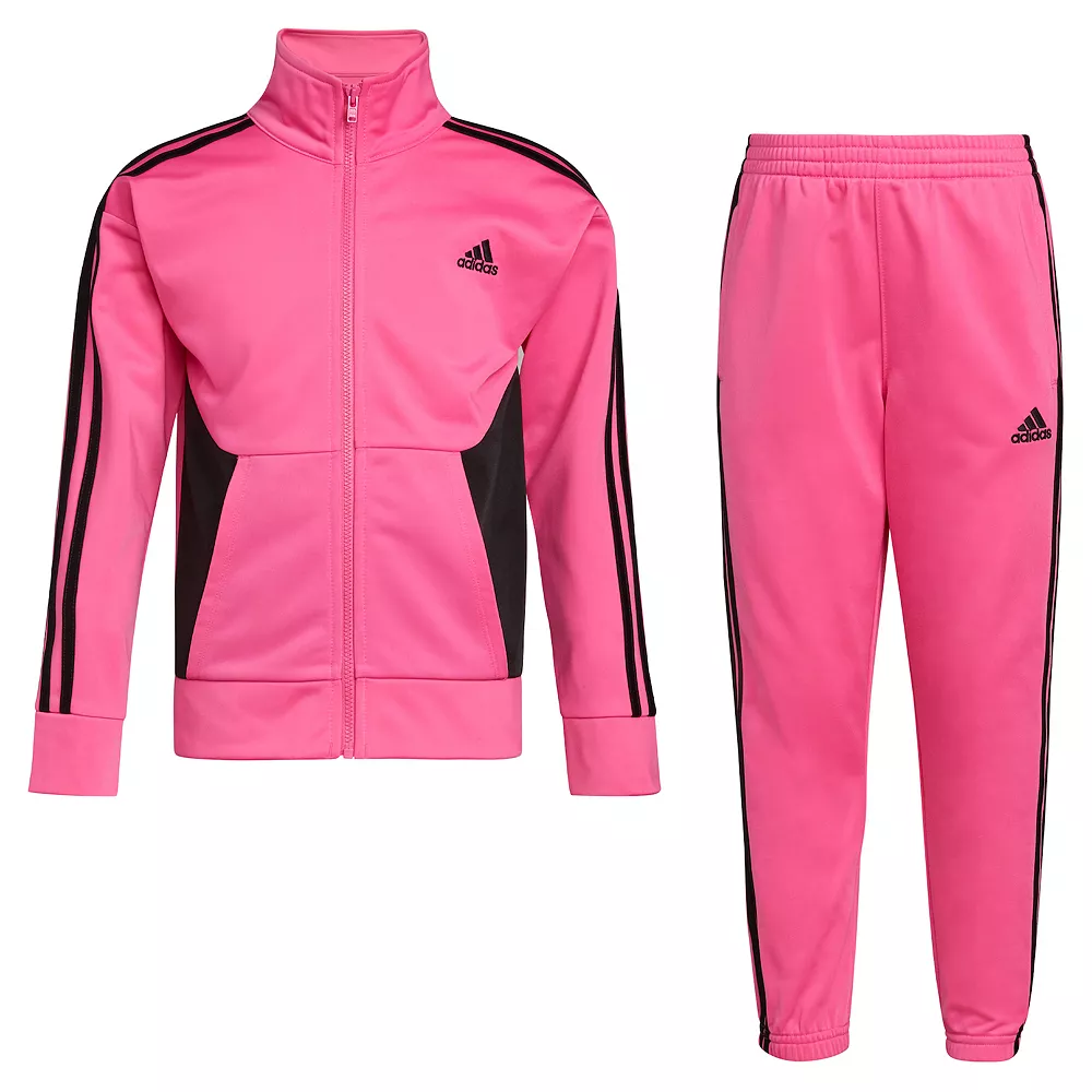 Girls 4-6x adidas 2-Piece Essential Tricot Track Set 3 Girls 4-6x adidas 2-Piece Essential Tricot Track Set