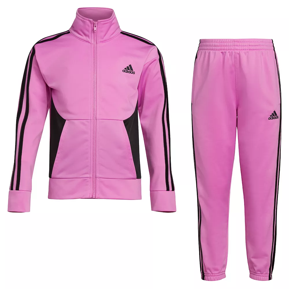 Girls 4-6x adidas 2-Piece Essential Tricot Track Set 4 Girls 4-6x adidas 2-Piece Essential Tricot Track Set - Image 2